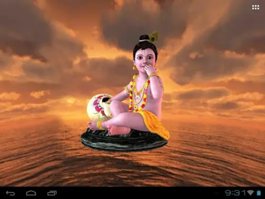 3D Krishna Live Wallpaper android App screenshot 0