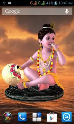 3D Krishna Live Wallpaper android App screenshot 18