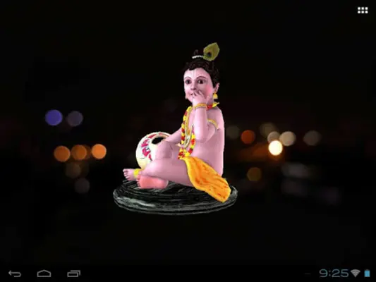 3D Krishna Live Wallpaper android App screenshot 1