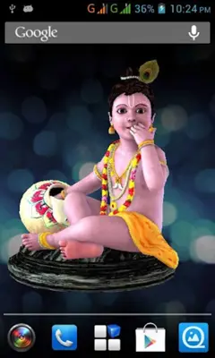 3D Krishna Live Wallpaper android App screenshot 20