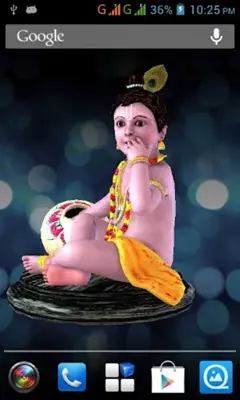 3D Krishna Live Wallpaper android App screenshot 21