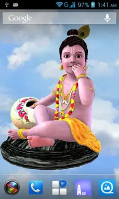 3D Krishna Live Wallpaper android App screenshot 22