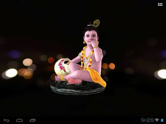 3D Krishna Live Wallpaper android App screenshot 2