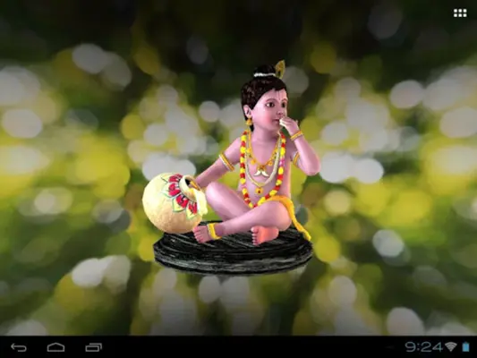 3D Krishna Live Wallpaper android App screenshot 3