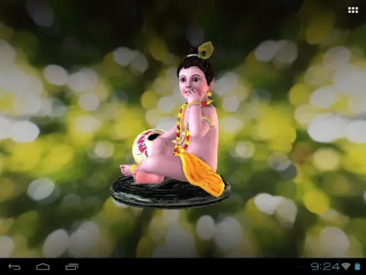 3D Krishna Live Wallpaper android App screenshot 5